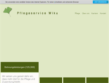 Tablet Screenshot of pflegedienst-potsdam.de
